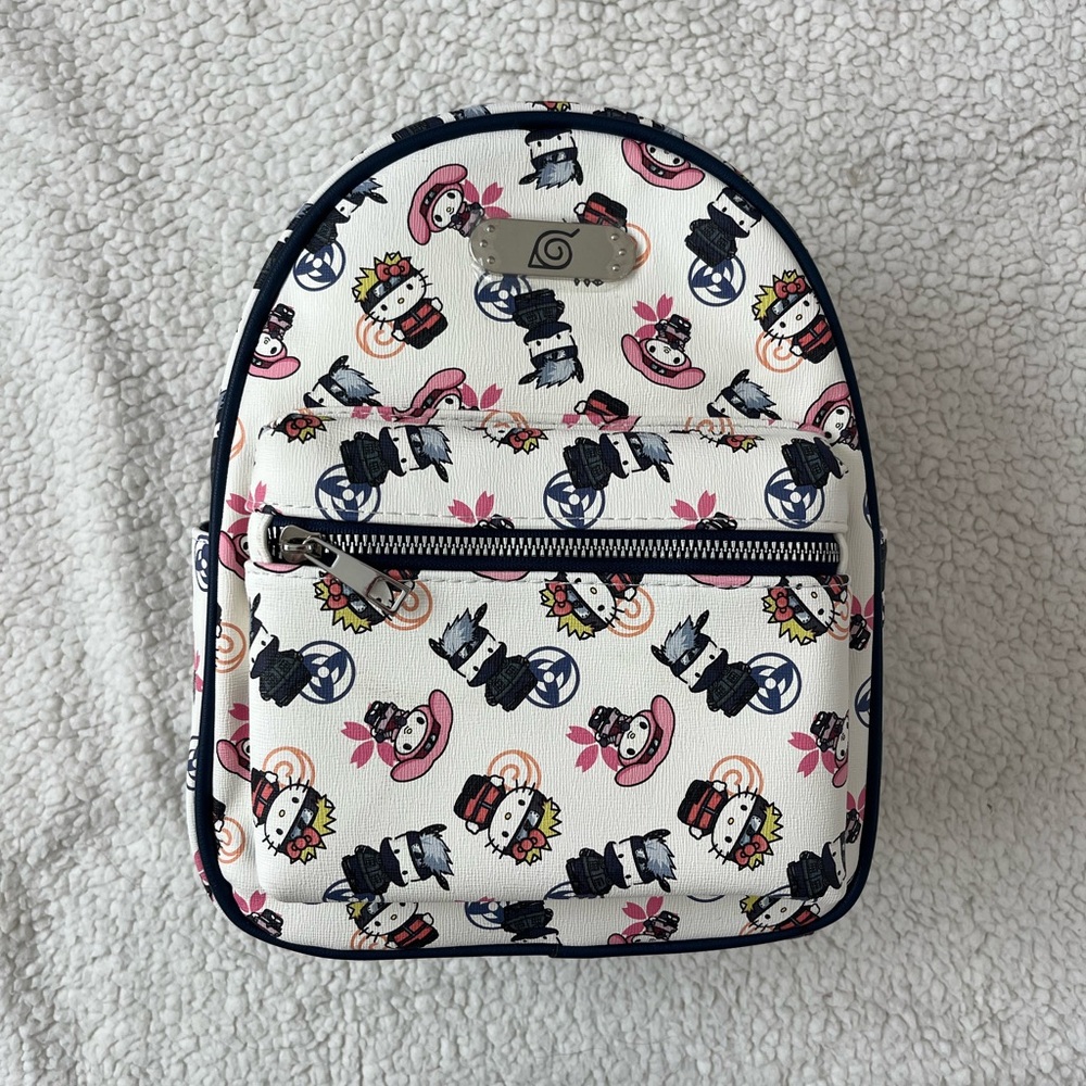 Loungefly Naruto Shippuden x Hello Kitty and friends mini backpack